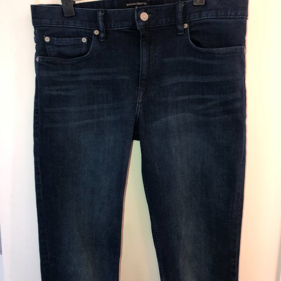Banana Republic slim jeans sz 32x32 NWOT - Picture 2 of 7